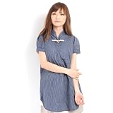 (ノージーン)no jean　チュニック レディース/綿 ストライプ チュニック