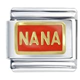 Golden Italian Charm Bracelet Red Nana Birthstones Jewelry 41dC7nBZ3JL. SL160 Golden Italian Charm Bracelet Red Nana Birthstones Jewelry
