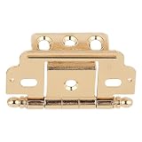 Amerock PK3180TB-PB Hinge Full Inset Partial Wrap Ball Tip Polished Brass, 3/4-Inch Door Thickness