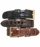 Signature Gold Genuine Alligator Belt