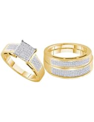 0.60CTW DIAMOND MICRO PAVE TRIO SET
