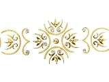 Self Adhesive Indian Bindi Arm Band Bollywood Belly DanceTattooBody Artand Crystal Wedding & Bridal Fashion Jewelry