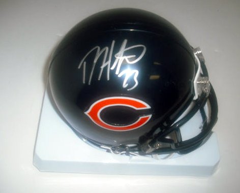 Devin Hester Chicago Bears Hand Signed Autographed Mini Football Helmet
