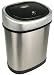 Bathroom Motion Detector Trash Can, 3.2 GALLON, BRUSHED STAINLS