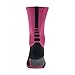 Nike Hyper Elite Kay Yow Basketball Crew Socks Pink/Black Medium