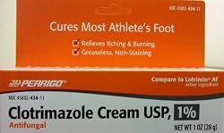 Clotrimazole Anti-Fungal Cream USP 1% by Generic Lotrimin - 1 Oz