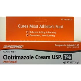 Clotrimazole Anti-Fungal Cream USP 1% by Generic Lotrimin - 1 Oz