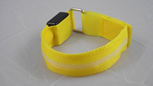 LED Light for Runners, Walkers, Cyclists plus Great for Concerts, Weddings, Parties, Pep Rallies and your Children will Love to Wear Them! (Yellow)