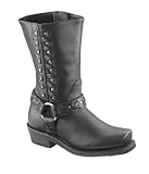 Harley-Davidson Women's Auburn Motorcycle Boot ,Black,8.5 M US