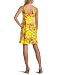 London Times Women's Knot Front Cotton Babydoll Dress,Yellow/Coral,8 image 1