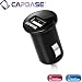 CAPDASE Apple iPhone 4, 3G, 3GS, iPod, iPod touch, Android 等 各種スマートフォン 対応 Single USB Car Charger : Pico シングル ＵＳＢ 超小型カーチャージャー 「ピコ」 （充電用USBポート搭載 車載チャージャー）, ブラック CA00-0M01
