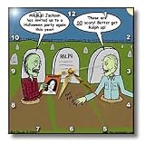 41dCR0vpSPL. SL160  Halloween   Zombies are Invited to Michael Jacksons Party   10x10 Wall Clock