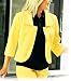 BellaDonnaModen Superchicer Kurzblazer Blazer Trendstyle Gelb