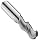 Niagara Cutter AB245 Carbide End Mill for Aluminum, TiCN Coated, 2 Flutes, Ball End