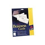 Avery Laser 2 x 3 1/2 Inch White Business Cards 250 Count (5371)