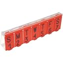 Braille Pill Box - White