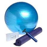 SPRI YogaBall: 65cm Resist A Ball, Mat, Pump, VHS Video and Chart