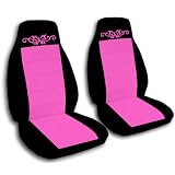 2 black and hot pink car seat covers, with a butterfly tattoo for a 2000 Nissan... by Designcovers&node=15684181