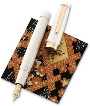 Sailor Professional Gear Pink Gold Fountain Pen (White MF)