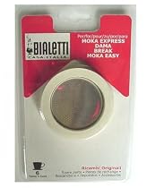 La Cafetiere Bialetti Washer and Filter Set To Suit - Moka Dama 6 Cup, Replacement Part