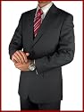 ~~ Limited Time Only ~~ Brand New Dark Grey Charcoal Italian Virgin Wool Super 140's Hand Tailored Mens Suit ~~~ the Best Cut and Comfort All Day Long