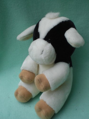 Plush Sitting Cow Toy