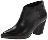 Belle by Sigerson Morrison Women's Yulene Chelsea Boot,Leather Black/Elastic,8 M US