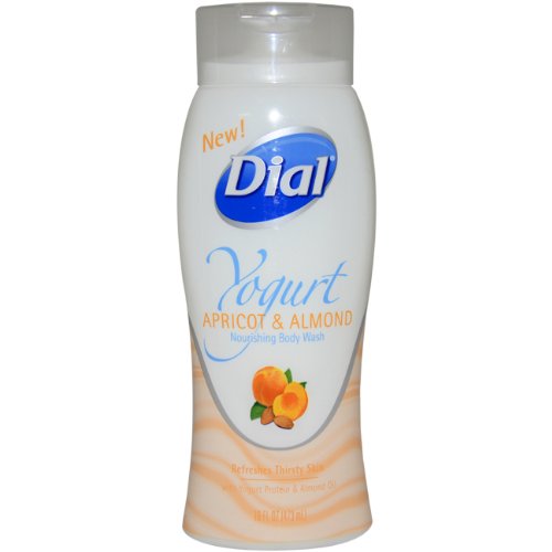 Yogurt Apricot and Almond Nourishing Body Wash by Dial, 16 Ounce