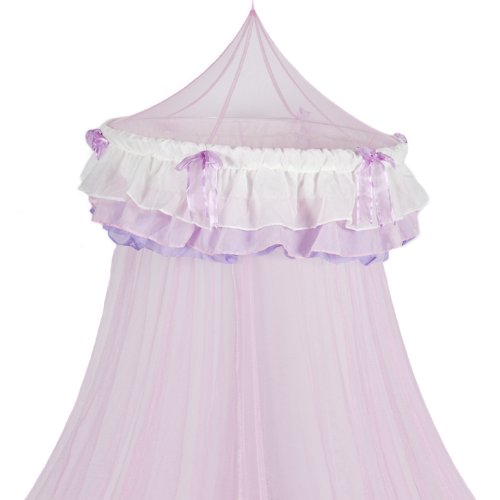 Pink Princess Triple Bed Canopy Mosquito Net Bed Netting