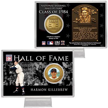 Harmon Killebrew Minnesota Twins Hall of Fame Bronze Coin Card