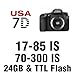 Canon EOS 7D Digital SLR Camera 2 Lens Kit with 17-85mm IS, 70-300mm IS, 24 GB and More
