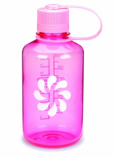 NALGENE Tritan 1-Pint Narrow Mouth BPA-Free Water Bottle,Pink