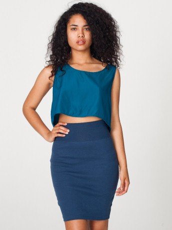 American Apparel Interlock Pencil Skirt