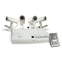 SVAT CVQ1000 Color Quad Security System with 4 Day/Night Cameras and Remote