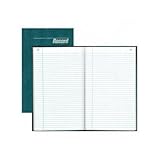 National Brand Granite Series Record Book, Patina Blue, 12.25 x 7.25 Inches, 300 Pages (56031)