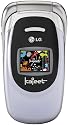 LG LX 125 Refurbished Prepaid Phone for Kids, Silver (Kajeet)