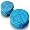 Turquoise Semi Natur Stein Plug 4 mm