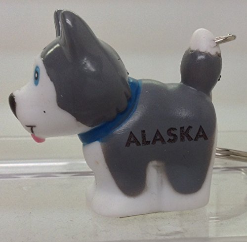 ALASKA POOPING HUSKY Squeeze Me Key Chain
