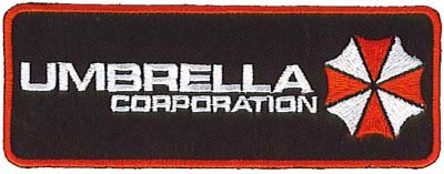 costumes in movies:Resident Evil Rectangle Size Umbrella Corporation Logo Patch