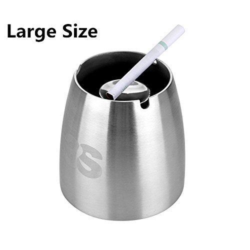 3s 201 stainless steel tabletop decoration unbreakable home ashtr…