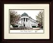 American University Alumnus Alumnus 14x18 Mahogany Framed Collegiate Lithograph