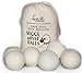 Wool Dryer Balls 6 Pack XL. Organic Reusable Fabric Softener for Laundry. Reduce Pet Hair, Wrinkles & Static Cling. Natural Chemical Free Handmade Felted Wool. Scent With Your favorite Essential Oils.