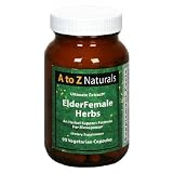 A to Z Naturals Elder Female Herbs, Ultimate Extract, Vegetarian Capsules, 90 capsules