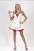 5-Pc Sexy Nurse Women's Adult Halloween Costume Size Small/Medium (2-8) #5162