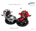 Kid Galaxy RC Bump N Chuck Bumper Cars - Black/Silver & Black/Red