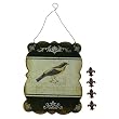 Magnetic Metal Wall Plaque with Magnets- Bird Theme