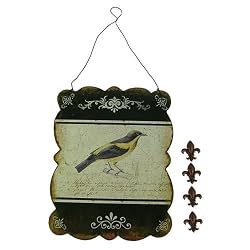 Magnetic Metal Wall Plaque with Magnets- Bird Theme