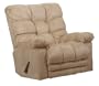 Magnum Rocker Recliner with Heat & Massage and X-Tra Comfort Ottoman by Catnapper