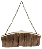 La Regale Oversized Metallic Clutch
