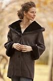 Women's Larkspur Hooded Shearling Sheepskin Coat